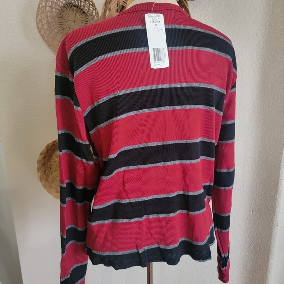 Wrangler Stripped Cardigan Sweater - Picture 4 of 5